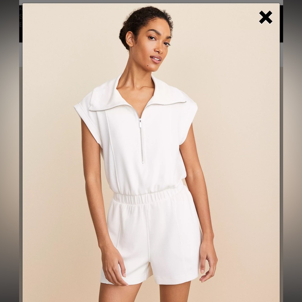 Lou & Grey Scubasoft Collared Zip-Up Romper